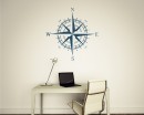 Compass Vinyl Decals Modern Wall Art Sticker